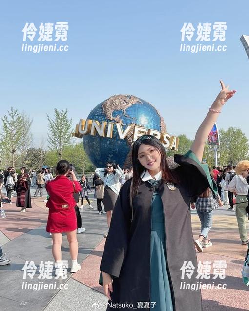 高清原图欣赏：你夏夏化身碧蓝航线阿尔比恩旗袍的华丽女神-伶婕霓