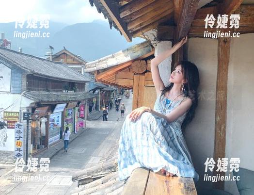 邂逅兔玩映画：白丝与细腿的写真原图艺术之旅-伶婕霓
