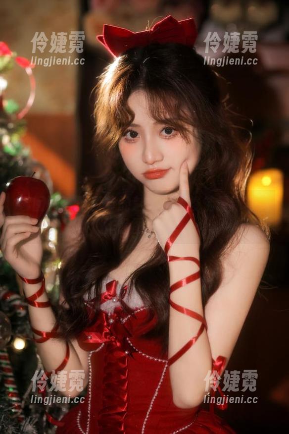 嗲囡囡 - 圣诞节的魅力：张俊佳最新写真作品图片分享-伶婕霓