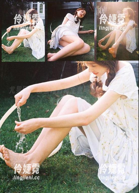 尤果网 - 陈宝拉白裙全套写真，打造梦幻般的艺术氛围-伶婕霓