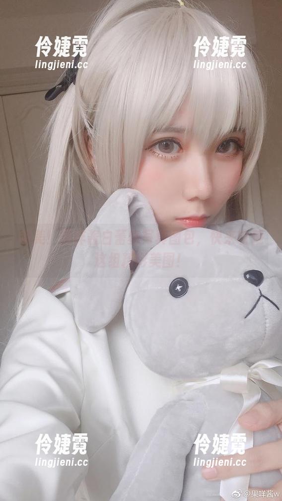 绝美！果咩酱白蕾丝写真图包，快来收藏这组精彩美图！-伶婕霓