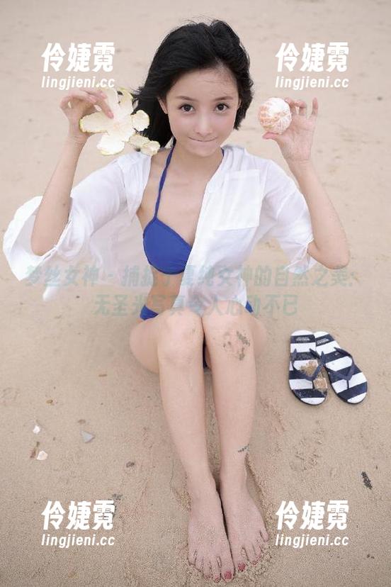 梦丝女神 - 捕捉宁夏纯女神的自然之美：无圣光写真令人心动不已-伶婕霓