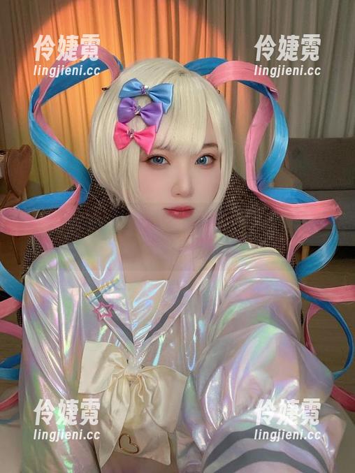全集放送！皮皮奶可可爱了啦的甜心写真，带你进入梦幻般的视觉盛宴！-伶婕霓