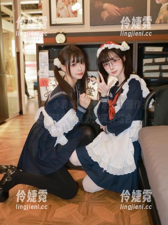 纳丝摄影 - 小表妹的独特定制校服作品，展现时尚与活力的完美结合-伶婕霓