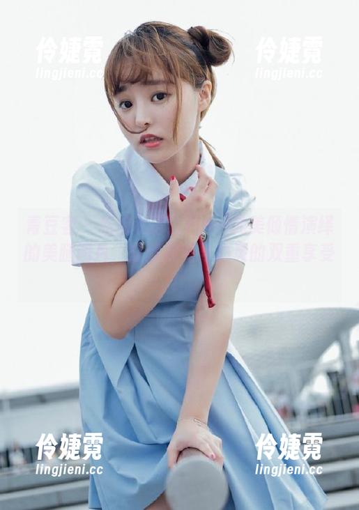 青豆客 - 私拍私语：Yumi尤美倾情演绎的美腿图片，成就视觉与心灵的双重享受！-伶婕霓